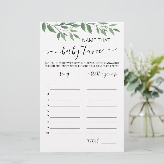 Diga a ele que jogo de Chá de fraldas do jogo da m (Em pé/Frente)