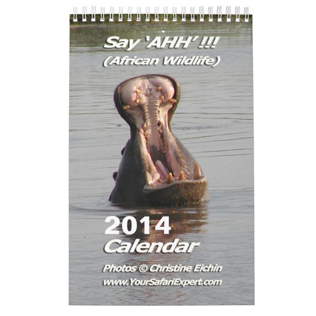 Diga "AHH"!!! - Calendário africano 2014 1-Pg dos (Capa)