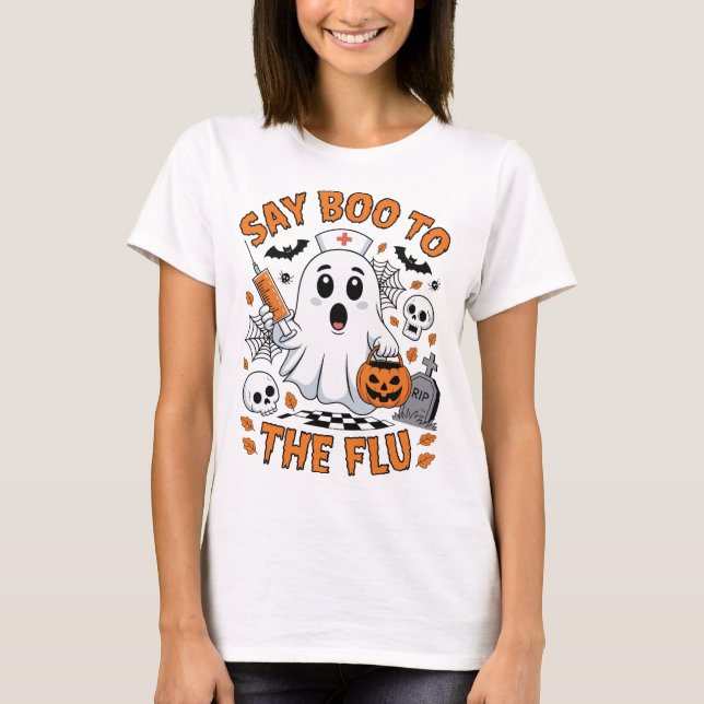 Diga Boo à Camisa de Fogo (Frente)