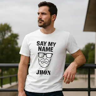 Diga Meu Nome - Barba Branca e Óculos ـ Camisa