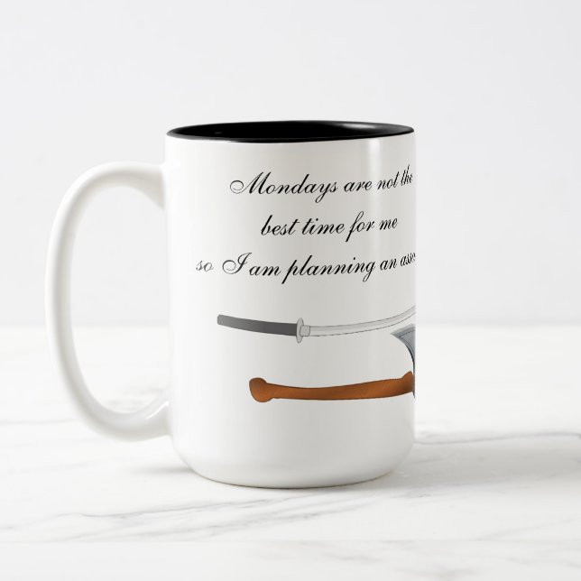 Diga NÃO à caneca de segunda-feira (Esquerda)