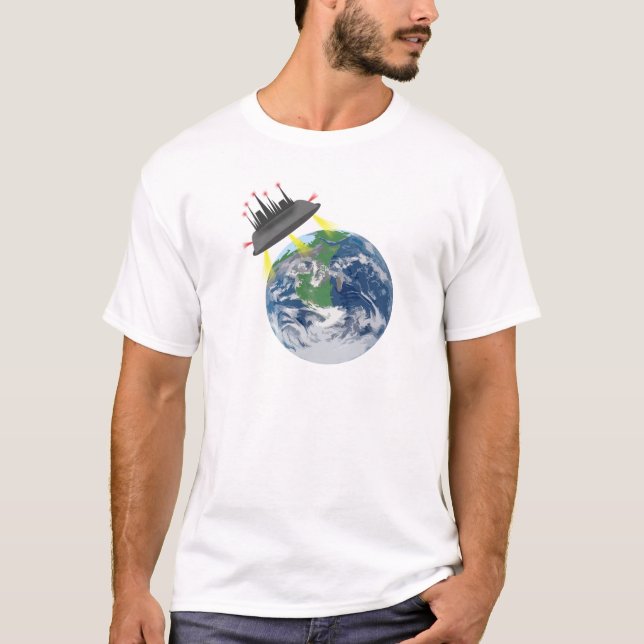 Diga não ao t-shirt estrangeiro dos refugiados (Frente)