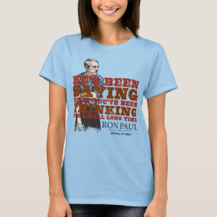 Diga o que você está pensando a camisa
