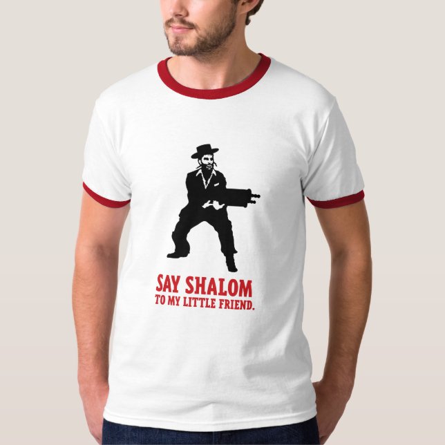 Diga o t-shirt de Shalom (Frente)