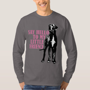Diga olá à minha pequena camiseta amiga