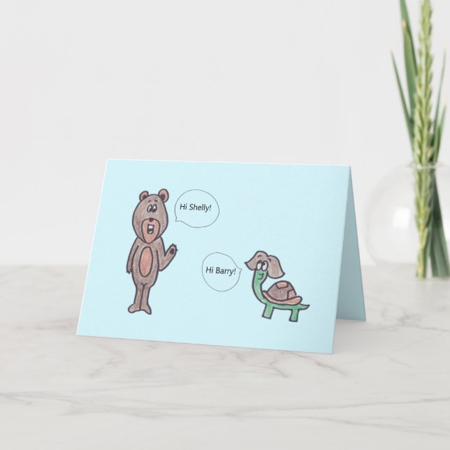 Diga Olá, Cartão de Canhão (Frente)