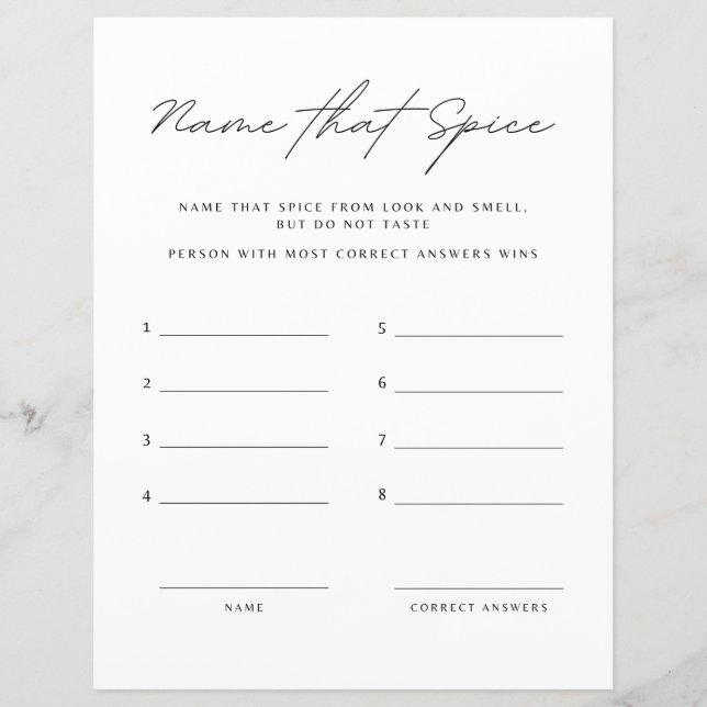 Diga Que Jogo De Chá de panela De Especiarias (Frente)