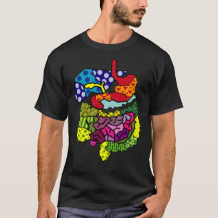 Digestivo colorido T-Shirt clássico.png