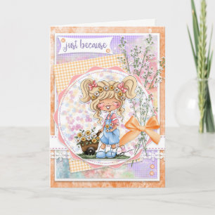 Digi Doodles Só Porque Cartão Saudável