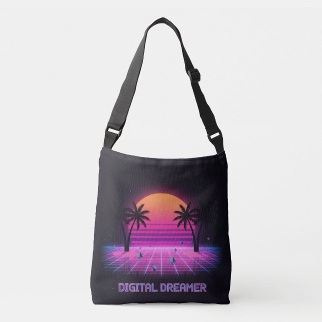 Digital Dreamer Eco-Friendly Tote | Aesthetic Bag (Frente)