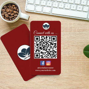 Digitalizar para conectar o Cartão de visita   Ins
