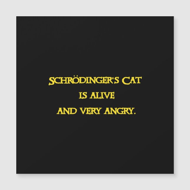 Dilema Quântico Divertido - O Gato de Schrödinger  (Frente)