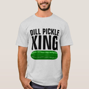 DILL PICKLE KING MEN'S ENGRAÇADO T-SHIRTS