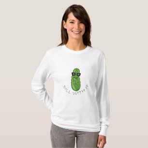 Dill With It Design - Camisa De T De Capa Longa Bá