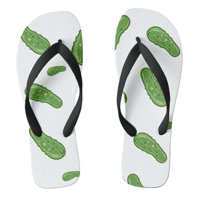 Dill With It Design - Chinelos Adultos, Strap Larg (Pé da cama)