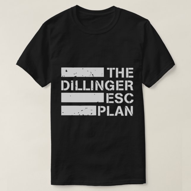 Dillinger Escape Plan Essential T-Shirt (Frente do Design)
