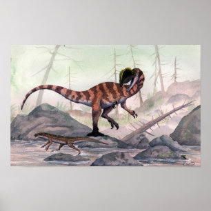 Dilophosaurus Impressão