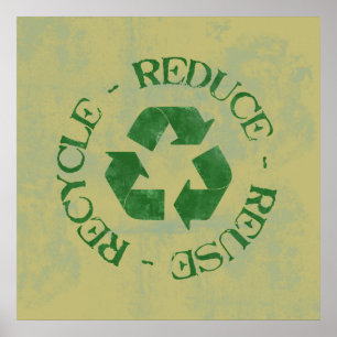 Diminuição da dificuldade Poster do Reciclar de re