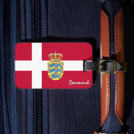 Dinamarca Etiquetas de Bagagem, Bandeira Dinamarqu