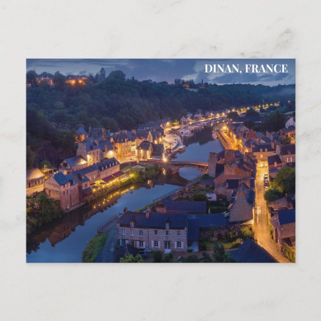 Dinan, cartão postal da França (Frente)