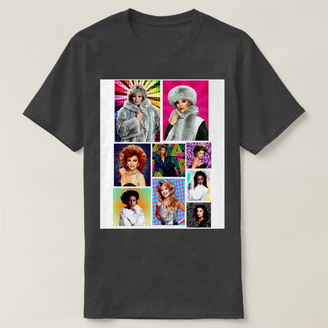 Dinastia A Classe De Camisa Da Década De 80 (Frente do Design)
