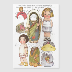 Dingle magnético "viagem da zorra em todo o mundo