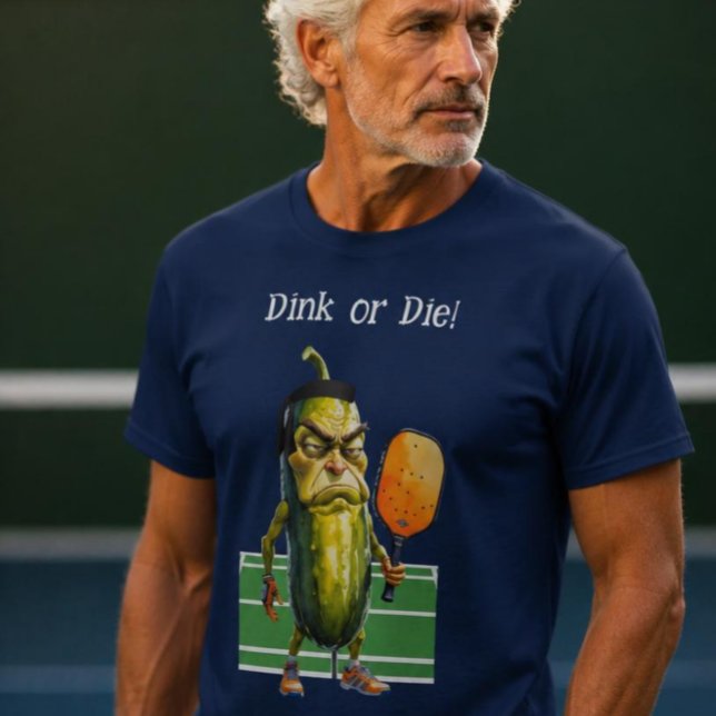 "Dink or Die" camiseta engraçada de pickleball (Criador carregado)