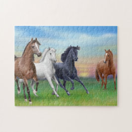 Dinnertime no quebra-cabeça do rancho