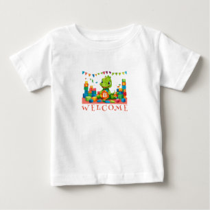 Dino Bloca Camiseta para Crianças
