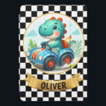 Dino Bonito Dirigindo Carro Race<br><div class="desc">Capa de ipad Dino Racer personalizável! Veja como um dinossauro fofo pega a roda de um carro de corrida,  acendendo o entusiasmo e a diversão. Perfeito para entusiastas de dinossauros e fãs de competição,  este design capricho adiciona charme e personalidade a qualquer espaço.</div>