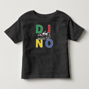 DINO - Camiseta Black Toddler Fine Jersey