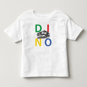 DINO - Camiseta Branca Toddler Fine Jersey