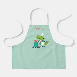 Dino Chef Apron Com Nome