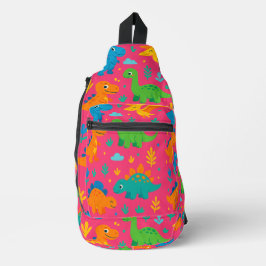 Dino Dash Impressão Cortar Sew Bag
