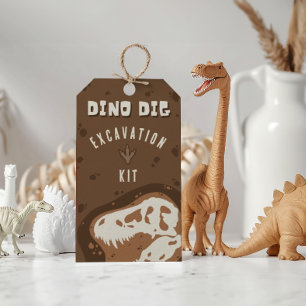 Dino Dig Dinosaur Excavation Kit Favorece Etiqueta
