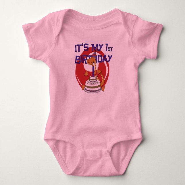 Dino First Birthday Camisetas e presentes (Frente)