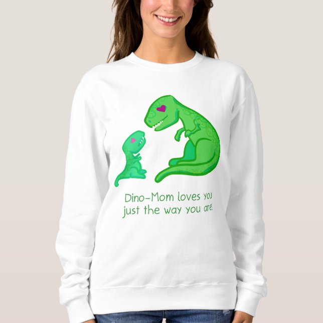 Dino Mamãe Te Ama, Seu Camiseta (Frente)