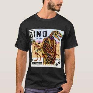 Dino Might T-Shirt - Engraçado Tee Gráfico Dinossa