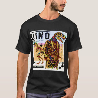Dino Might T-Shirt - Engraçado Tee Gráfico Dinossa