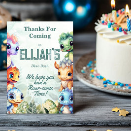 Dino Roar Cartões de agradecimentos Roar Algum Tem