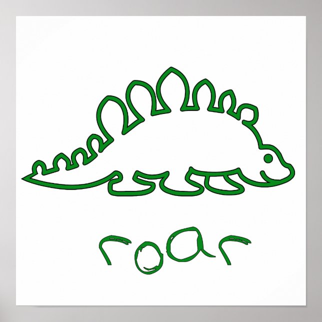 Dino Roar Poster (Frente)