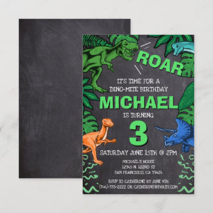 Dino Trex Jurassic Boy Dinosaur Aniversário