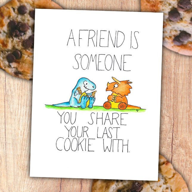 DINOSAUR FRIENDS 2 cartão postal de Nicole Janes (Criador carregado)