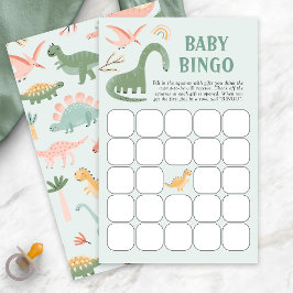 Dinossaur Baby Bingo Game