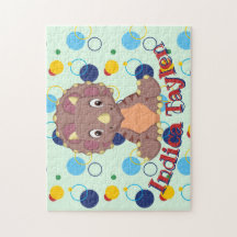 Dinossaur Jigsee Quebra-cabeça Kids Nome Jogo Apre