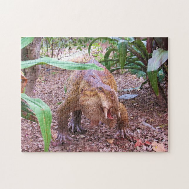 Dinossaur Jigserra Quebra-cabeça - Placerias (Horizontal)