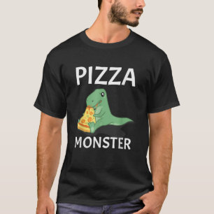 Dinossaur Pizza Monster T Camisa Cozinho De Queijo