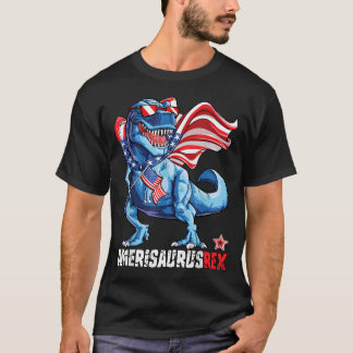 Dinossauro Amerisaurus T Camiseta 4 De Julho Menin