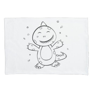 Dinossauro - Animais de Arte Desenhados em Preto e