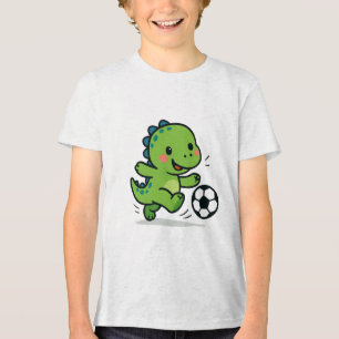 Dinossauro Bonito Jogando Camisa De Futebol